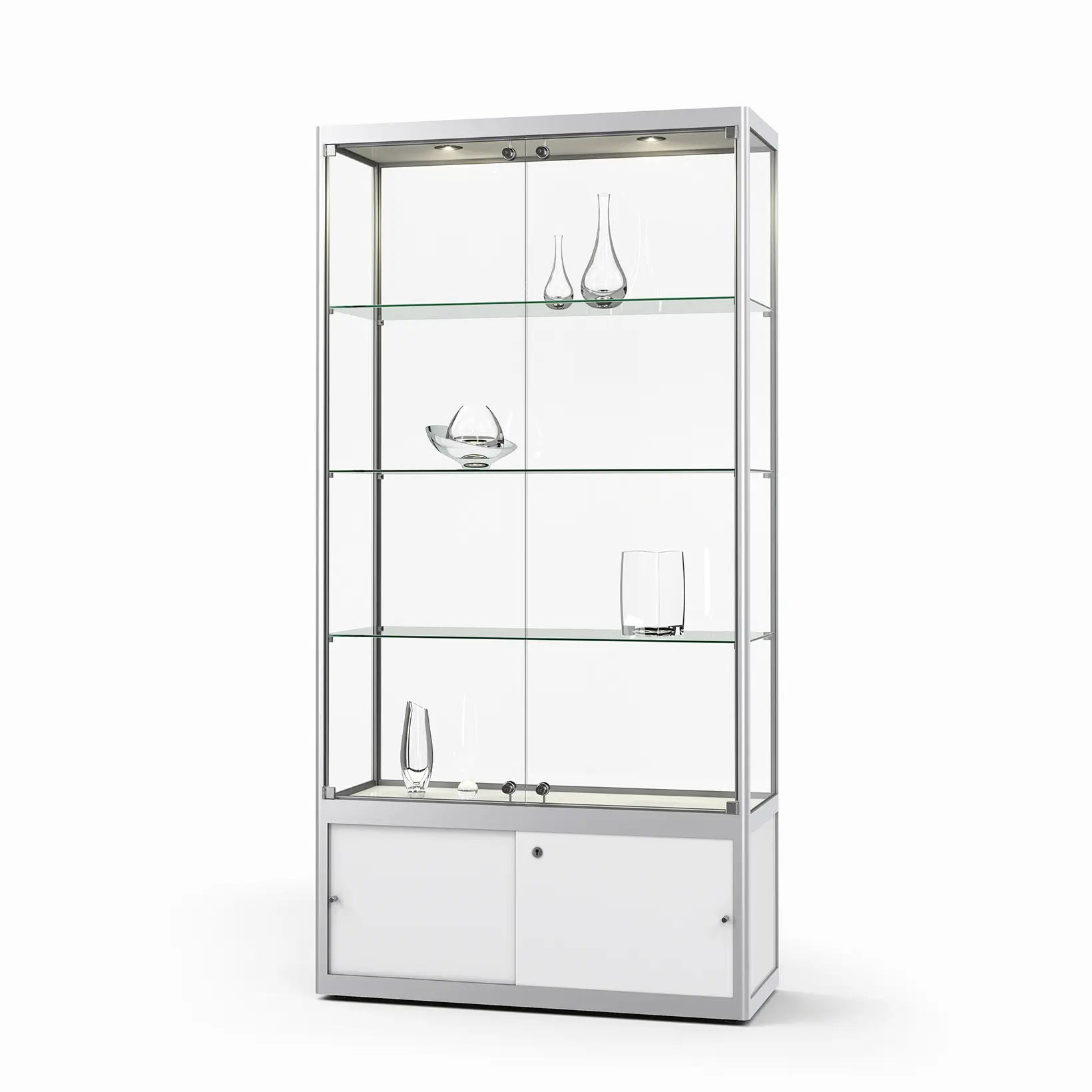 Glasvitrine mit Unterschrank - Versus