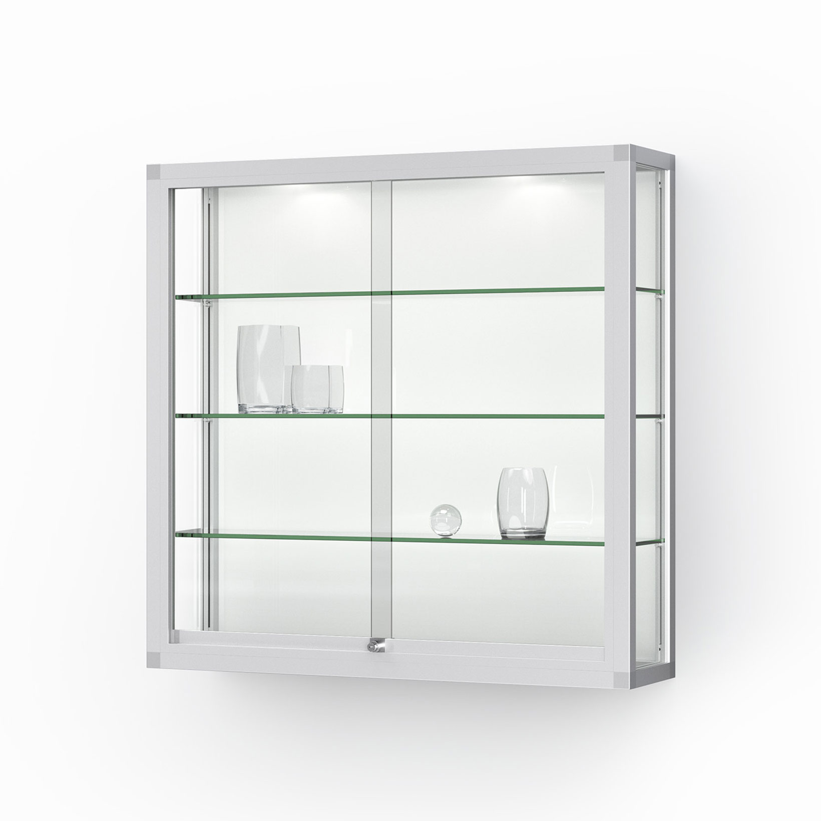 Vitrine, Schaukasten, Glasregal, Wandregal, Glasvitrine, Vitrine, Schrankglas, Glasvitrine, Glasregal, Wandvitrine
