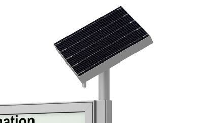 Schaukasten Solar